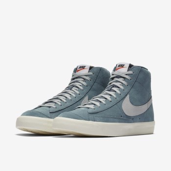 Nike Blazer Mid '77 Suede - Férfi Utcai Cipő - Platina